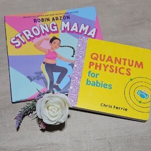 New Mom Book Set: Strong Mama & Quantum Physics for Babies